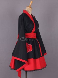 Akatsuki Cosplay, Mode Kimono, Naruto Cosplay, Anime Cosplay Costumes, Anime Inspired Outfits, Anime Dress, Japanese Outfits, Cosplay Dress, Kimono Dress