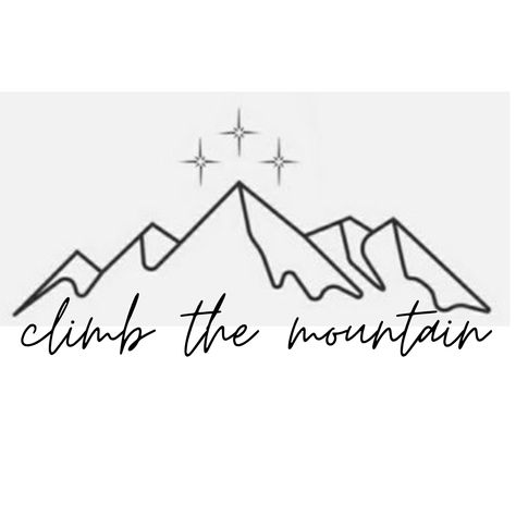 Climb The Mountain Tattoo, Climb The Mountain Acotar, Ramiel Mountain, Climb The Mountain, Glass Tattoo, Cool Nature, Bookish Tattoos, Girls Tattoo, Mountain Tattoo