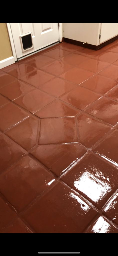 Can You Stain Terra Cotta Tile Floors | California Tile Restoration Paint Terra Cotta Tile Floor, Painting Terra Cotta Tile Floor, Whitewashed Terracotta Floor, Tera Cotta Tile Floor, White Wash Terra Cotta Tile, Grout For Terracotta Tile, Terra Cotta Tiles Floors, Staining Terracotta Tiles, Clay Floor Tiles