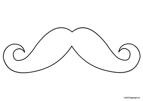 mustache2 Mario Mustache Printable, Moustache Drawing, Mustache Sketch, Printable Mustache Template Free, Mustache Clipart, Mustache Template, Super Coloring Pages, Types Of Colours, Moustaches