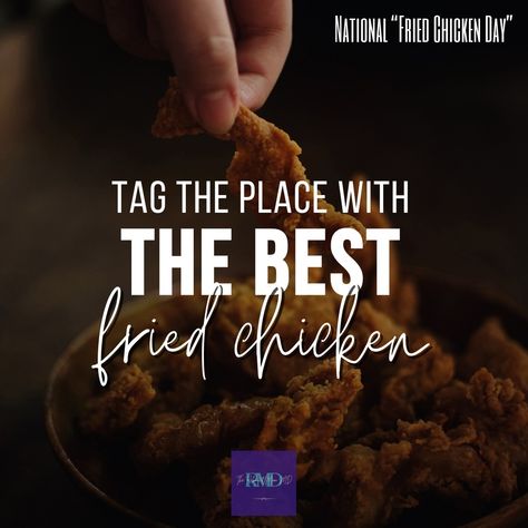 It's National Fried Chicken Day! 🍗 Who serves up the tastiest crispy goodness in town? Tag your favorite fried chicken spot and let's spread the love for finger-lickin' goodness! #NationalFriedChickenDay #CrispyDelight #FriedChickenLove National Fried Chicken Day, Fried Chicken, The Creator, Chicken, Good Things, Let It Be, On Instagram