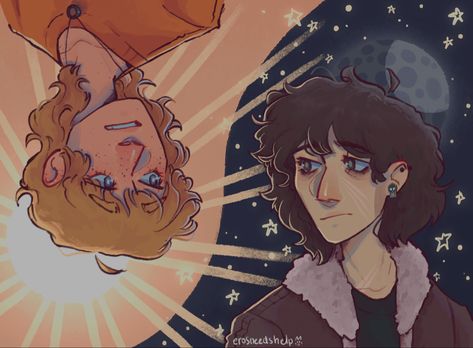 The Sun And The Star Fanart, The Sun And The Star Solangelo Fanart, The Sun And The Star Solangelo, The Sun And The Star, Sun And The Star, Book Guys, Solangelo Fanart, Pjo Fanart, Will Solace