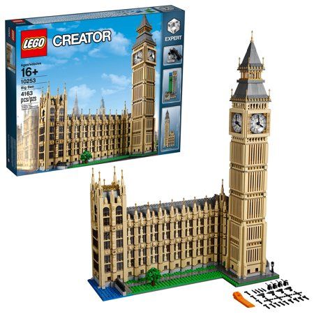 Lego Creator Expert Big Ben 10253, Multicolor Big Ben Model, Big Lego Sets, Lego Architecture Set, World Famous Buildings, Lego Creator Sets, Big Lego, Architecture Set, Famous Buildings, Lego Architecture