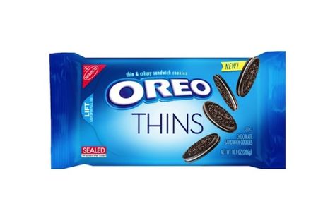 Vegan Oreos, Sandwich Thins, Oreo Thins, Cookie Sandwich, Oreo Flavors, Chocolate Creme, Crispy Cookies, Chocolate Sandwich, Chocolate Sandwich Cookies