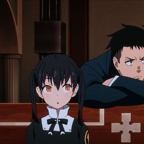 Fireforce Matching Pfp, Shinra And Tamaki Matching Icons, Tamaki And Shinra, Fire Force Matching Pfp, Shinra Pfp, Shinra X Tamaki, Tamaki Fire Force, Fire Force Icons, Giga Chad