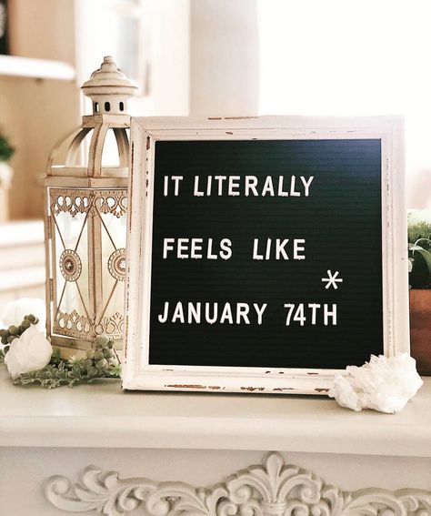 Felt Creative Home Goods®🎀 on Instagram: “I think we're all giving January the cold shoulder 🌬️(Swipe 😆👉🏻) Happy January 74th..I MEAN 31st everyone! #ByeJanuary ��👋🏻 You will not be…” January Letter Board, Happy January, Felt Letter Board, Letter Boards, Board Ideas, Creative Home, Letter Board, Cold Shoulder, Home Goods