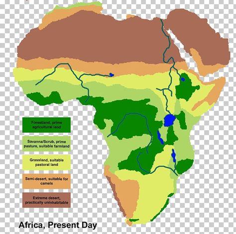 Africa Geography, Africa Continent Map, Savanna Biome, Geologic Time Scale, South Africa Map, Africa Continent, Topography Map, Oc Fanart, Geography Worksheets