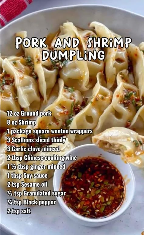 Shrimp Gyoza Recipe, Shrimp Shumai, Greens Recipe Soul Food, Won Ton Soup, Authentic Cajun Recipes, Cajun Recipes Authentic, Potstickers Recipe, Rice Paper Recipes, Pork And Shrimp