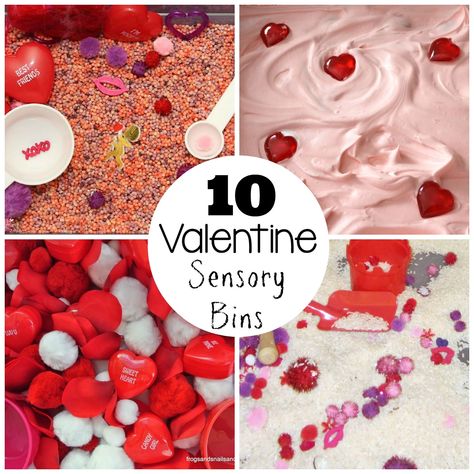 The very best sensory bins for kids for Valentine's Day! Valentines Toddler Activities, Valentine Sensory Bin, Valentine Sensory, Toddler Sensory Bins, Toddler Sensory, Preschool Valentines, Sensory Boxes, Valentine Activities, Toddler Valentines