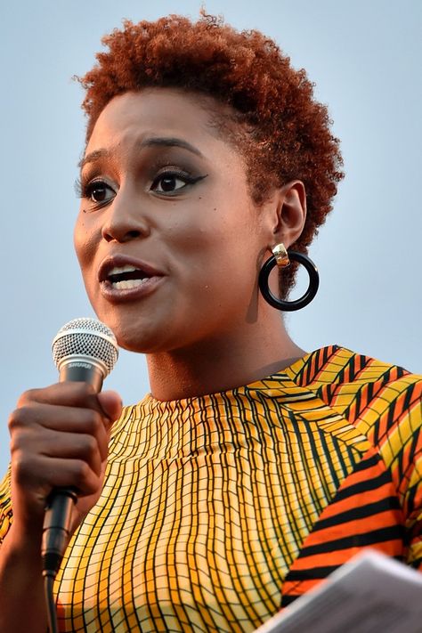 Issa Rae Issa Rae Hair, Issa Rae Hairstyles, Hairstyles For Summer, Natural Hair Haircuts, Natural Hair Twa, Twa Hairstyles, Tapered Natural Hair, Natural Hair Cuts, Tapered Hair