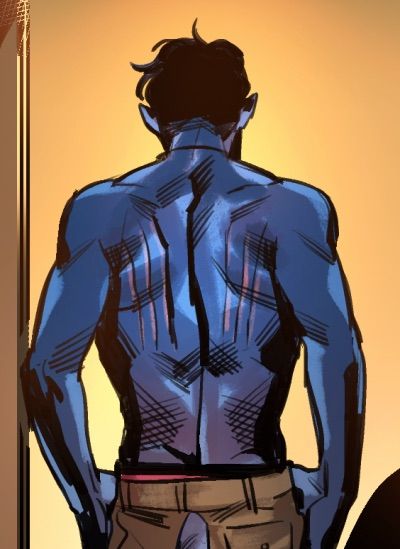 Kurt X Logan, Nightcrawler And Wolverine, Kurt Wagner Icon, Wolverine X Nightcrawler, Xmen Outfits, Logan X Kurt, Wolverine Comic Icons, Wolverine Nightcrawler, Nightcrawler Art