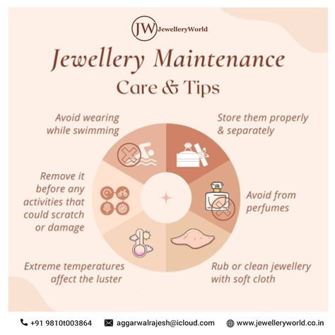 Jewellery Maintenance Tips For The Day. #pendants #necklace #ring #earrings #jewellery #necklace #fashion #silver #gold #accessories #bracelets #love #handmade #diamonds #bracelet #handmadejewelry #diamond #style #jewelryaddict #necklaces #jewelrydesigner #jewels #wedding #jewelrydesign #bangles #engagementring #gemstones #bhfyp Jewelry Knowledge Tips, This Or That Jewelry Edition, Accessories Content Ideas, Jewellery Content Ideas, Jewellery Knowledge, Jewellery Styling Tips, Jewellery Care Tips, Jewellery Advertisement, Jewelry Care Tips