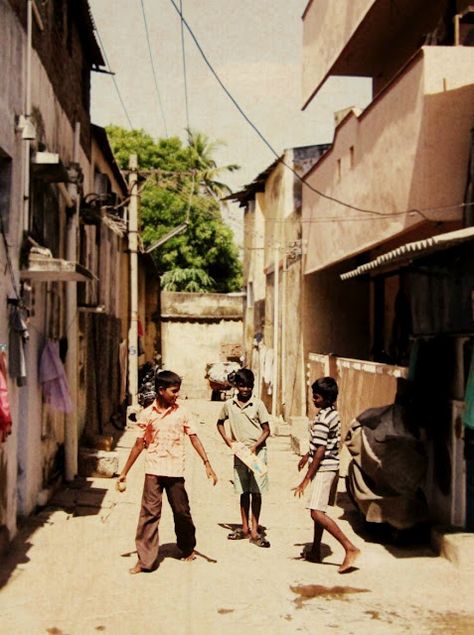 gully cricket Gully Cricket, Cricket Aesthetic, Street Reference, Litle Boy, Word Association, Playing Cricket, Rural India, Illustration Ideas, Boys Playing