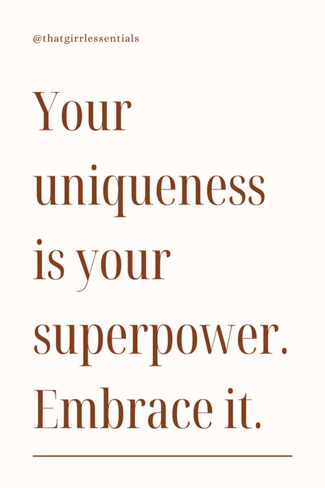 Embrace Your Uniqueness Quote, Quotes About Embracing Life, Embrace Quotes Inspiration, Embrace Who You Are, Embrace Quotes, Self Love Quote, Aesthetics Quote, Business Inspiration Quotes, Business Inspiration