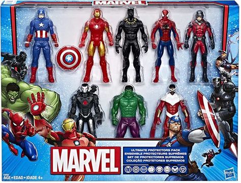 "Marvel Avengers Action Figures - Iron Man, Hulk, Black Panther, Captain America, Spider Man, Ant Man, War Machine & Falcon! (8 Action Figures) Buy now at https://www.amazon.com/Marvel-Avengers-Action-Figures-Panther/dp/B07TP9HR35/ref=sr_1_7?crid=1D1WS1P2KB1QE&dchild=1&keywords=marvel+big+figures&qid=1635851773&sprefix=marvel+bifigures%2Caps%2C585&sr=8-7&tag=kennyb09-20 #Marvel #Avengers #Action #Figures #- #Iron #Man, #Hulk, #Black #Panther, #Captain #America, #Spider # Falcon Marvel, Marvel Avengers Assemble, Marvel Infinity, Univers Marvel, Marvel Figure, Avengers Birthday, Marvel Action Figures, Hulk Smash, Black Panthers