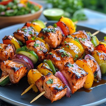 Looking for healthy salmon meal recipes that don't skimp on flavor? Sweet and spicy salmon skewers could be your new go-to. These skewers marry the rich taste of salmon with a zesty punch, creating a healthy and satisfying meal. Sweet and Spicy Salmon Skewers: A Healthy Salmon Meal Recipes for Quick Dinners Ever find yourself... Salmon Meal Recipes, Sweet And Spicy Salmon, Salmon Skewers, Sushi Bake, Salmon Soy Sauce, Frozen Salmon, Salmon Sushi, Healthy Salmon, Spicy Salmon