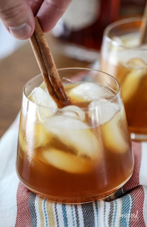 Cider and Maple Old Fashioned Cocktail Recipe #applecider #maplesyrup #cider #bourbon #oldfashioned #cocktail #fallcocktail #recipe Walnut Bitters, Apple Cider Cocktails, Maple Old Fashioned, Bourbon Cocktail Recipe, Best Apple Cider, Apple Cider Cocktail, Bourbon Cocktail, Fall Cocktails Recipes, Fall Drink