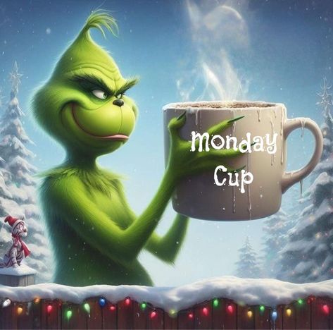 Good morning Monday… keep it coming☕️☕️☕️☕️☕️☕️☕️☕️☕️ #mondayvibes Good Morning Brr Its Cold, Monday Is Coming Funny, Cold Morning Quotes Funny, Friday Coffee Quotes, Grinch Memes, Monday Funny, Morning Coffee Funny, Funny Morning, Grinch Images