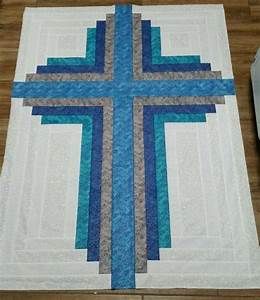 Cross Quilt Pattern Free, Log Cabin Cross Quilt, Christian Quilts, Cross Quilt Block, Quilt Pattern Free, Quilted Cross, Lap Quilt Patterns, Log Cabin Quilt Pattern, Heart Quilt Pattern