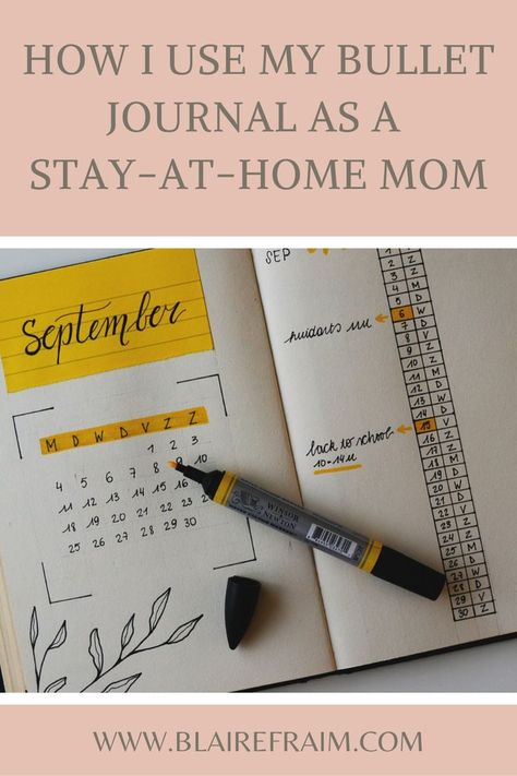 A bullet journal can be an invaluable tool to help you stay organized, set goals, and live intentionally as a stay at home mom. Mommy Journal Ideas, Mom Journal Ideas, Homeschool Bullet Journal, Mommy Journal, Bullet Journal Topics, Bullet Journal Tools, Best Planners For Moms, Digital Bujo, Unicorn Journal