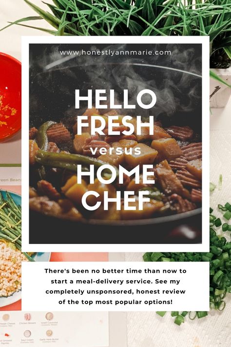 There's been no better time than now to start a meal-delivery service. See my completely unsponsored, honest review of the top most popular options: Hello Fresh and Home Chef! meal delivery comparison, home chef, hello fresh, best meal delivery, easy meals Home Meals, Wife Humor, Meal Delivery Service, Motivation Goals, Hello Fresh, Which Is Better, Nutrition Program, National Parks Trip, Group Meals