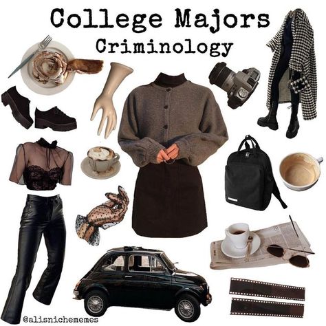 Criminology Major Aesthetic Outfits, Criminology Students Outfit, Criminology Aesthetic Outfits, Spencer Reid Aesthetic Outfit, Forensic Science Aesthetic Outfits, Fbi Agent Aesthetic, College Goals, Dark Academia Outfits, Detective Aesthetic