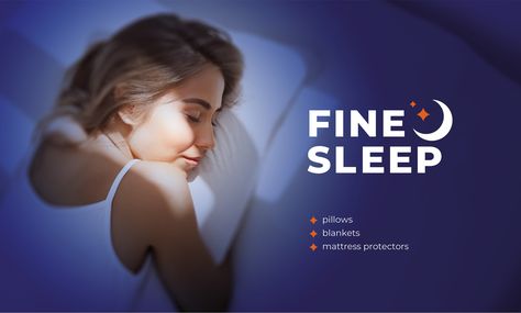 Fine Sleep :: Behance Sleep Logo, Graphic Motif, Sleep Tips, Medical Design, Sleep Pillow, Graphic Design Adobe, Deep Sleep, Good Sleep, Photoshop Adobe