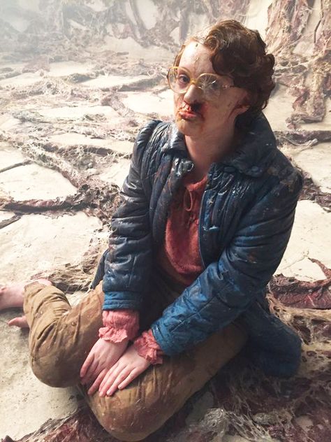 Barb! from 'Stranger Things' (2016). Costume Design by Malgosia Turzanska and Kimberly Adams-Galligan. The Adam Project, Shawn Levy, Adam Project, Shannon Purser, Free Guy, Shadow Bone, Stranger Things Kids, Stranger Things Actors, Stranger Things Have Happened