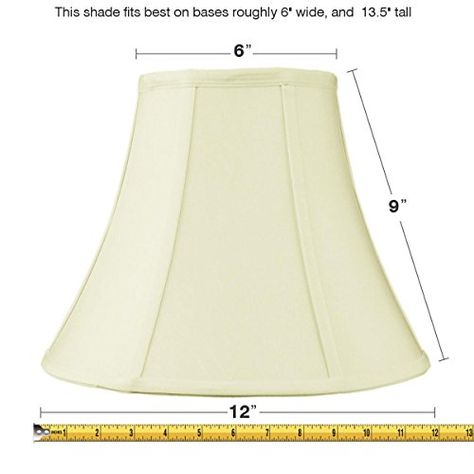 6x12x95 Slip Uno Fitter Egg Shell Shantung Bell Lampshade  Includes conversion kit to mount shade on antique UNO socket lamp  harp finial unotoharpconverter and shade included * Continue to the product at the image link. (This is an affiliate link) White Liners, Egg Shell, Marble Look Tile, Modern Boutique, Mosaic Stone, Engineered Hardwood Flooring, Kitchen Mirror, Lantern Candle Holders, Stone Mosaic