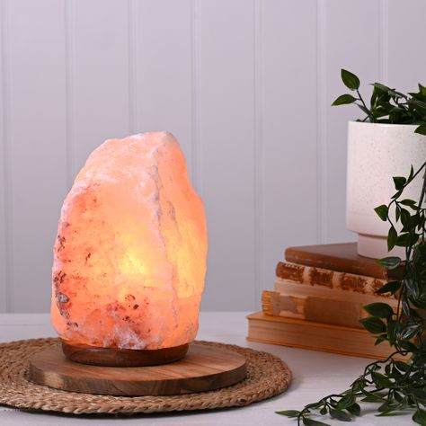 Salt rock lamp