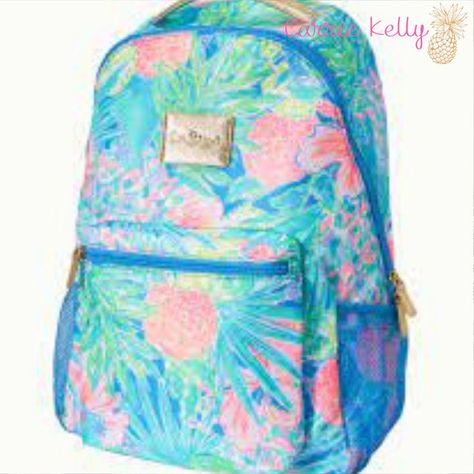 A Lilly Pulitzer backpack has been my go-to for my carry-on bag. It's so easy to throw on and my hands are free if I have a carry-on suitcase. Backpacks are so roomy too. I always carry an empty insulated water bottle in it to keep a bottle of water cold once I am through security. Lilly Pulitzer Backpack, Travel Packing Tips, Preppy School Supplies, Sunny Vacation, Take It Slow, Commuter Backpack, Gear Bag, Packing Tips For Travel, Floral Color