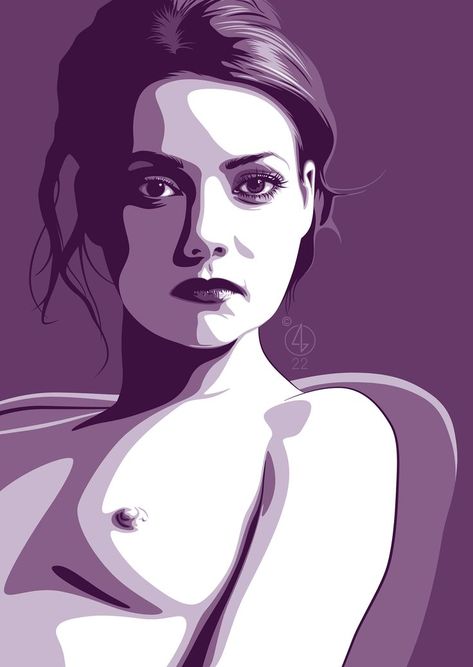 Line Art Images, Nude Artwork, Digital Painting Portrait, Illustrator Art, Drawing Portrait, Unique Drawings, Female Art Painting, Beauty Art Drawings, Vector Portrait