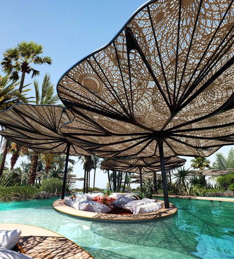 Red Sea Project, Saudi Arabia Red Sea Project, African Interior Design, Resort Architecture, Bamboo Structure, Paradise Travel, Tourism Development, The Red Sea, Resort Design, Luxury Destinations