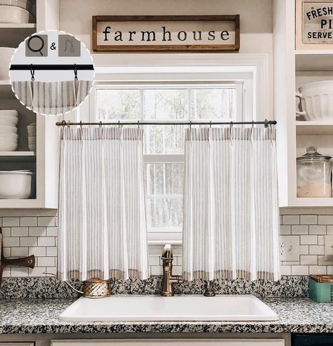 Farmhouse style curtains