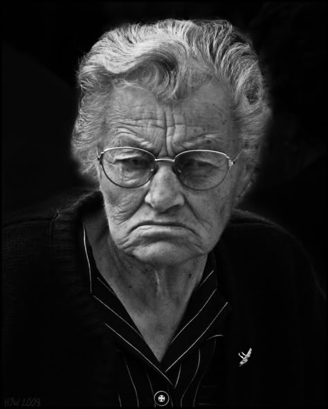 The grumpy old person/neighbor/grandparent character Old Person Reference, Old People Reference, Sunglass Campaign, Old Woman Drawing, Makeup Unit, Gcse Identity, Old Folks Home, Grandma Day, Scared Person