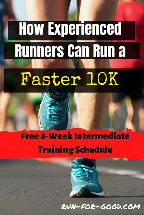 10k Training Schedule 8 Weeks, 10k Training Schedule Intermediate, 10k Training Schedule, 10k Training Plan, 10k Training, Running Muscles, Training For A 10k, Running Marathon Training, Running 10k