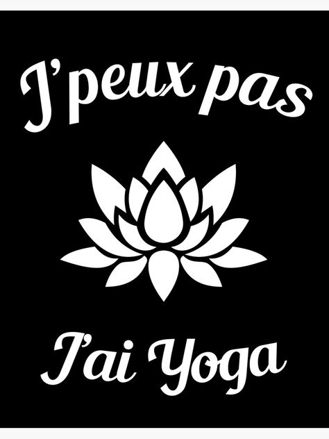 JE PEUX PAS J'AI YOGA Underarmor Logo, Under Armor, Cricut, Yoga, Humor, ? Logo, Humour