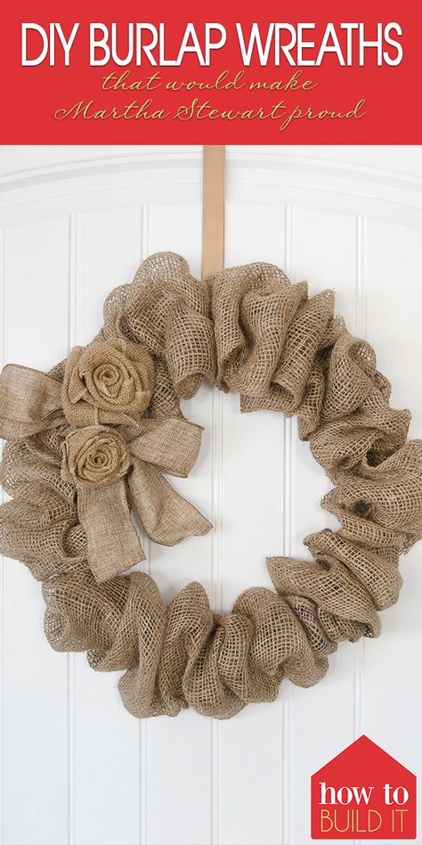 Ruffled Burlap Wreath Tutorial, 5 Inch Burlap Wreath Diy, Burlap Wrapped Wreath, Tara Powers Burlap Wreath, Poly Burlap Christmas Wreath, Burlap Party, Easiest Burlap Wreath Ever, Door Wreaths Burlap, Burlap Wreath Tutorial