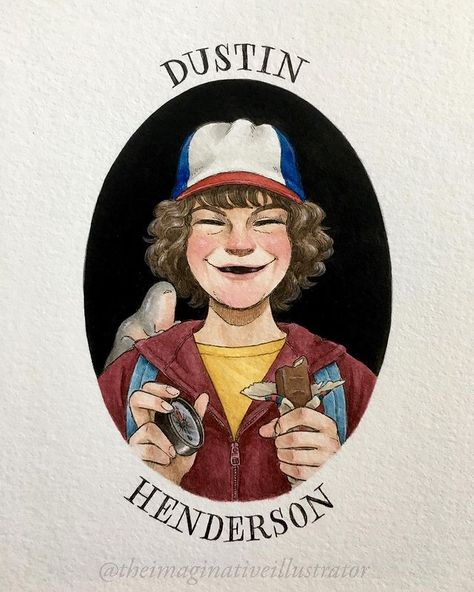 Harry Potter Portraits, Dustin Henderson, Gaten Matarazzo, Stranger Things Dustin, Stranger Things Poster, Stranger Things Have Happened, Stranger Things Art, Stranger Things Aesthetic, Desenho Tattoo