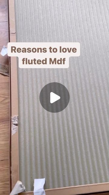 Panels by Sofia on Instagram: "Reasons why home interiors expert @clairedouglasstyling lovesss our fluted wall panels 😍😍😍" Fluted Wall Panel Kitchen Island, Fluted Tv Wall, White Fluted Panel, Diy Fluted Wall, Diy Wall Paneling Ideas, Fluted Panel Wall, Fluted Moulding, Laminate Texture Seamless, Fluted Walls