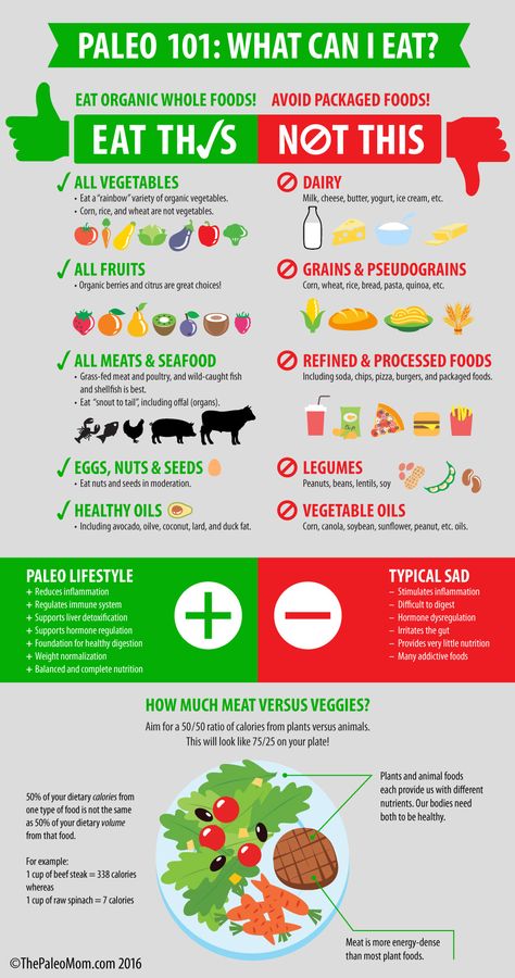 Paleo101EatThisNoThis(1) Starting Paleo Diet, Paleo Diet For Beginners, Paleo Diet Meal Plan, Paleo Mom, Paleo Diet Plan, Paleo Lifestyle, Paleo Diet Recipes, Ketogenic Diet Plan, Low Carb Paleo