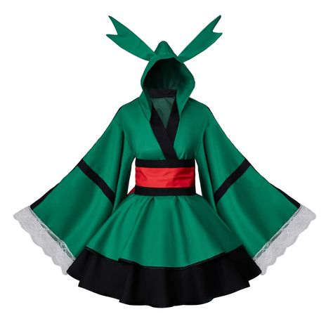 Kimono Dress Outfit, Izuku Midoriya Cosplay, Todoroki Cosplay, Deku Cosplay, Halloween Comic, Anime Mha, Halloween Suits, Suit Clothing, Cosplay Cute