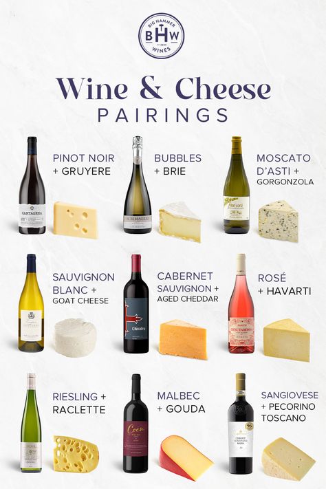 🧀🍷 Discover the art of pairing wine with cheese! Whether you're hosting a gathering or enjoying a quiet evening, the right wine can transform your cheese experience into something extraordinary. Explore endless combinations to find your perfect match and make every bite and sip a moment to savor. Cheers to delightful pairings and unforgettable flavors!​​​​​​​​​ #WineAndCheese #PairingPerfection #CheeseLovers #WineLovers #GourmetPairings #FoodieFavorites #WineAndDine Best Wine And Cheese Pairings, Pinot Noir Cheese Pairing, White Wine And Cheese Pairings, Wine Tasting Pairing Ideas, Hosting Wine Night, Wine Pairing Menu Ideas, Wine And Cheese Shop Design, Wine And Snack Pairings, Wine Pairings With Food Appetizers