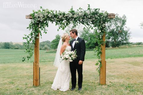 Arbour Wedding, Arch With Greenery, Arch Greenery, Wedding Arch Greenery, Arch Florals, Chuppah Wedding, Wedding Arch Floral, Arch Wedding Ceremony, Wedding Scroll