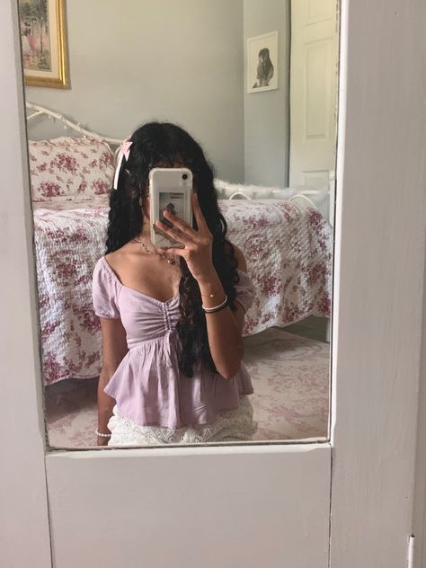 Coquette Mirror Selfie, Coquette Selfie, Summer Fits, 2024 Vision, Mirror Mirror, Insta Photo Ideas, Insta Photo, Cute Photos, Photo Dump