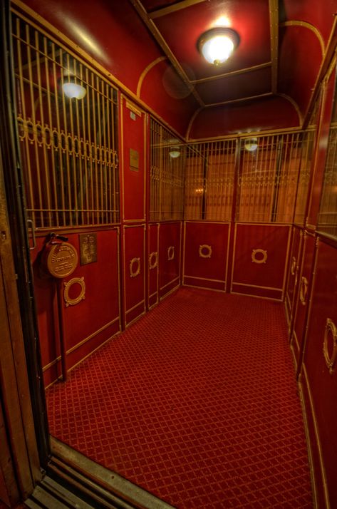 Art Deco Elevator Interior, Vintage Elevator, Old Elevator Aesthetic, Old Elevator, Elevator Make Out Aesthetic, 13th Floor Elevators, Otis Elevator, Old Toronto, Chuck E Cheese