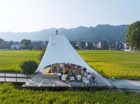 Public Pavilion, Agriculture Landscape, Park Cafe, Bubble Tea Shop, Cafe Concept, Cottage House, Garden House, Master Plan, Water Systems