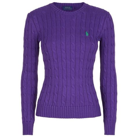 Polo Ralph Lauren Julianna Cable Knit Cotton Sweater ($170) ❤ liked on Polyvore featuring tops, sweaters, slim fit sweater, slimming tops, cotton cable knit sweater, chunky cable knit sweater and cable knit sweater Cotton Cable Knit Sweater, Slim Fit Sweater, Polo Ralph Lauren Sweater, Ralph Lauren Logo, Polo Ralph Lauren Women, Power Dressing, Embroidered Crewneck, Ralph Lauren Long Sleeve, Ralph Lauren Sweater