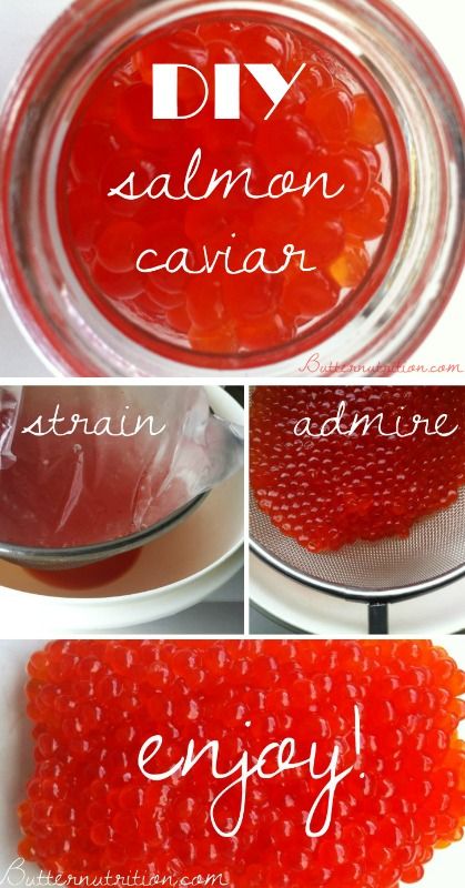 DIY Salmon Caviar | Butter Nutrition Salmon Caviar Recipes, Caviar Butter, Fertility Food, Caviar Appetizers, Salmon Caviar, Caviar Recipes, Bring Me Back, Fish Eggs, Fertility Foods