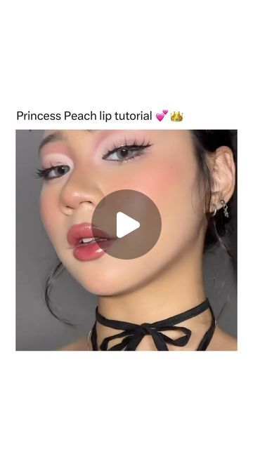 makeup on Instagram: "Princess Peach lips ✨🩷 would you wear these? 🤭 Makeup artist: @astyafrnm" Princess Peach Makeup Tutorial, Princess Peach Makeup Look, Princess Peach Lips, Princess Peach Makeup, Peach Makeup Look, Peach Makeup, Chinese Makeup, Peach Lips, Lip Tutorial